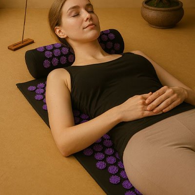 tapis acupression bien etre relaxation corps