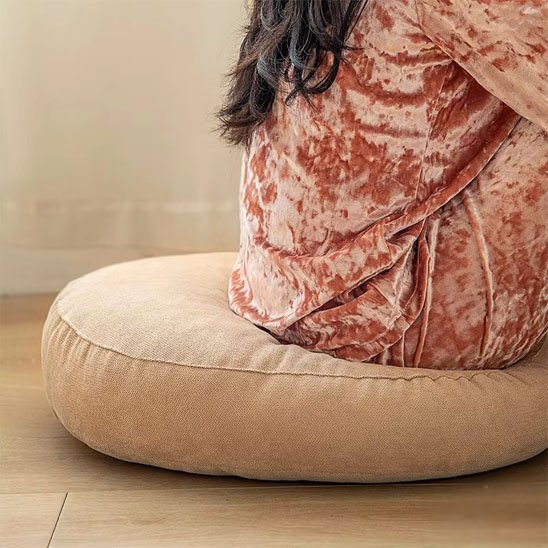 Zafu pour posture de méditation stable